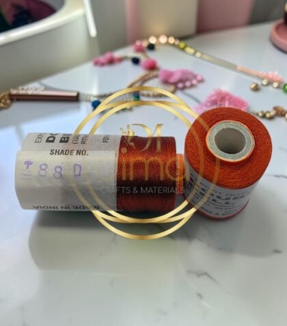 Double Bell Silk Thread Shade 88D Rust Brown