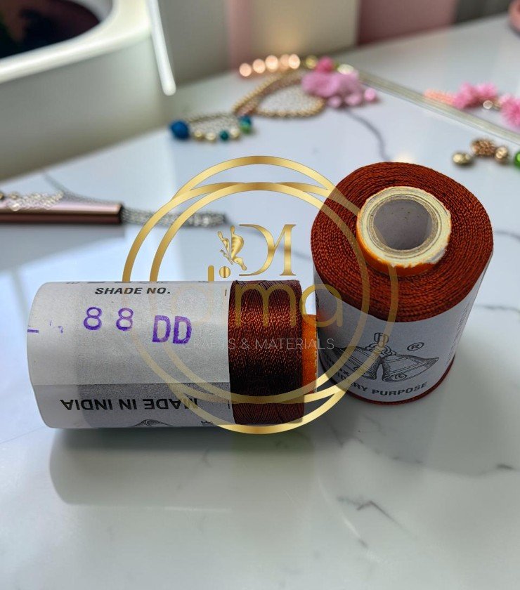 Double Bell Silk Thread Shade No. 88DD Dark Chestnut Brown
