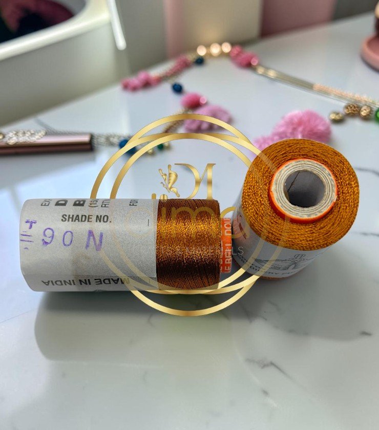 Double Bell Silk Thread Shade No. 90N Copper Brown