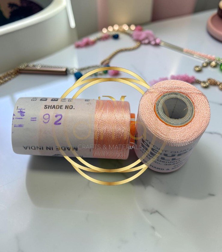 Double Bell Silk Thread Shade No. 92 Blush Peach