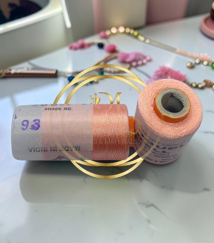 Double Bell Silk Thread Shade No. 93 Coral Peach