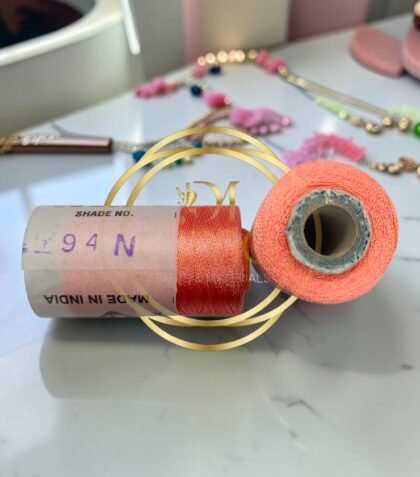 Double Bell Silk Thread Shade 94N Coral Red