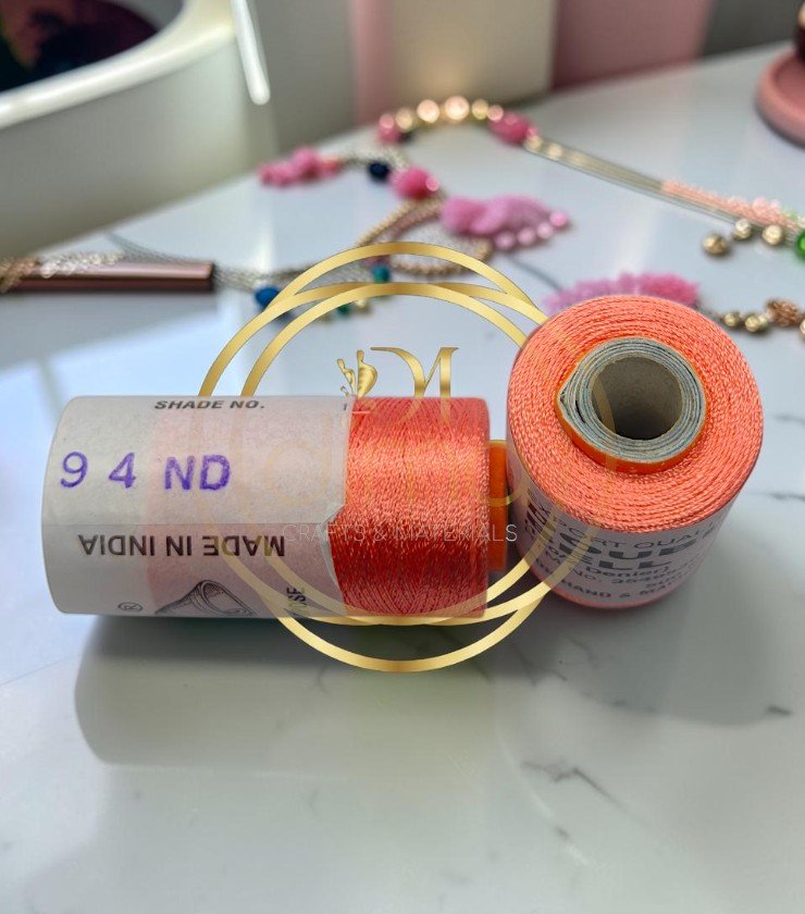 Double Bell Silk Thread Shade No. 94ND Coral Orange