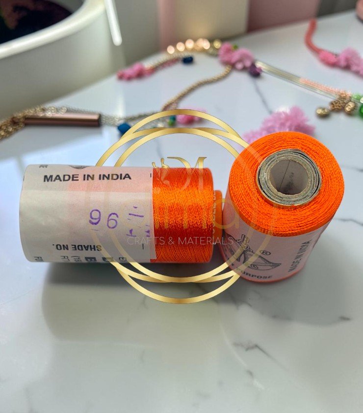 Double Bell Silk Thread Shade No. 96 Neon Orange
