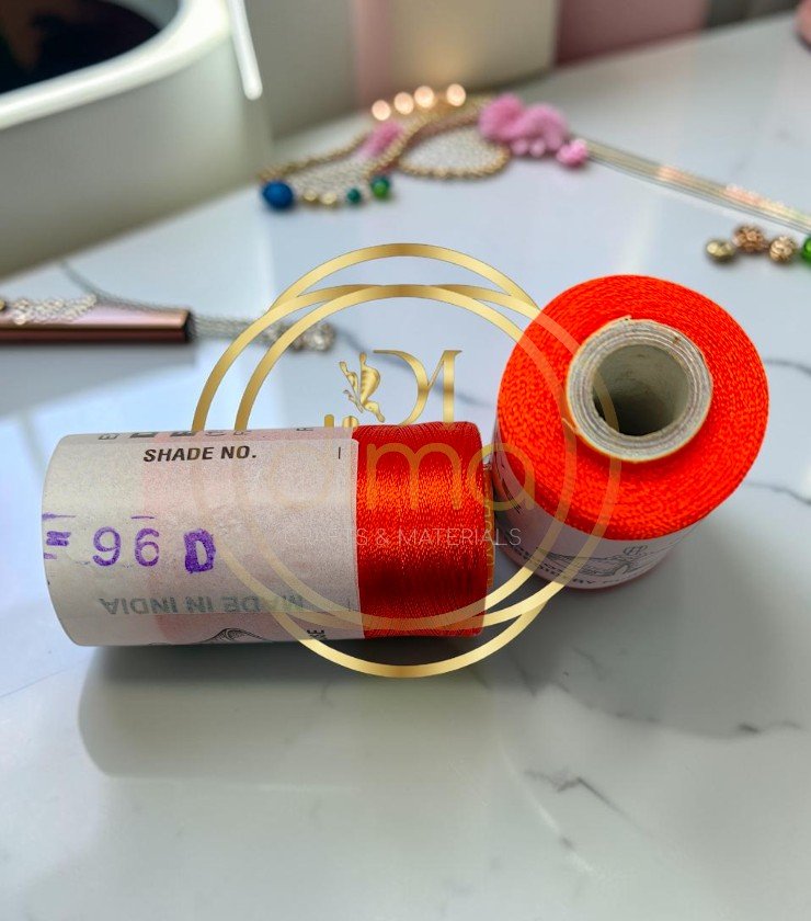 Double Bell Silk Thread Shade No. 96D Scarlet Red