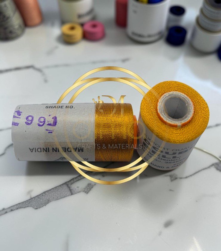 Double Bell Silk Thread Shade 991 Marigold Gold