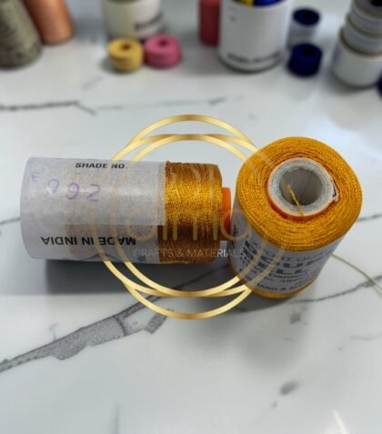 Double Bell Silk Thread Shade 992 Antique Gold