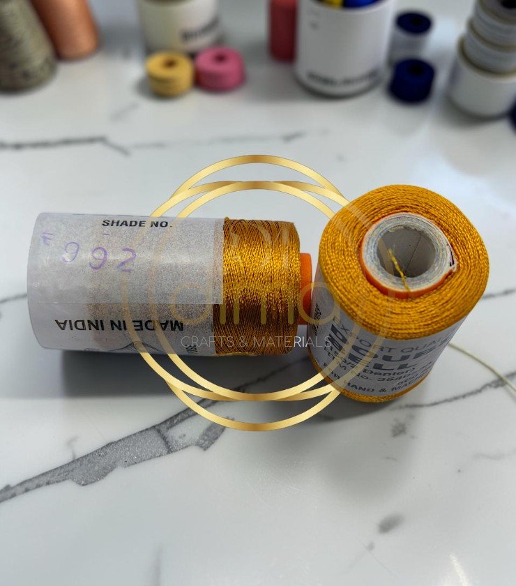 Double Bell Silk Thread Shade 992 Antique Gold