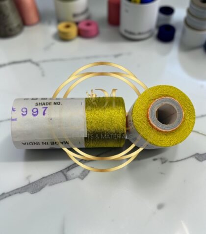 Double Bell Silk Thread Shade 997 Olive Yellow