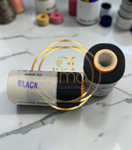 Double Bell Silk Thread Shade Black
