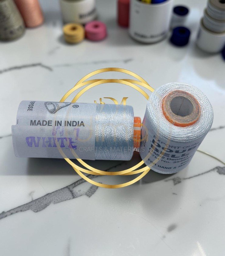 Double Bell Silk Thread Shade No. White