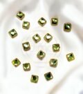 Glossy Square Shape Kundan Stones Light Green Color 02