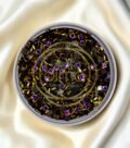 Glossy Square Shape Kundan Stones Purple Color 01