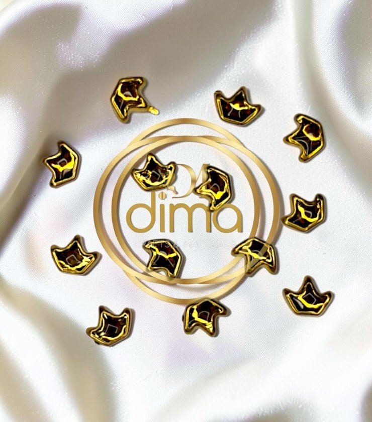 Kundan Stones Crown Shape Gold Color 01