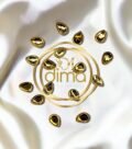 Kundan Stones Drop Shape 6X4MM Gold Color 01