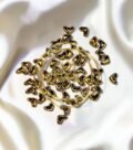 Kundan Stones Heart Shape Gold Color 02