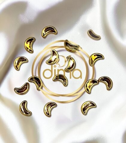 Kundan Stones Moon Shape Gold Color 01