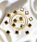 Kundan Stones Square Shape 6X6MM Gold Color 01
