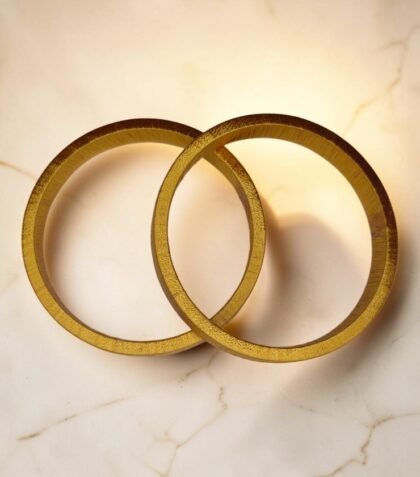 Flat Wrapped Bangles 2 Cut 2