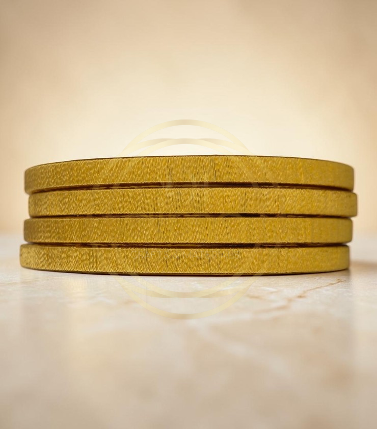Flat Wrapped Bangles 4 Cut