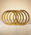 Flat Wrapped Bangles 6 Cut 2