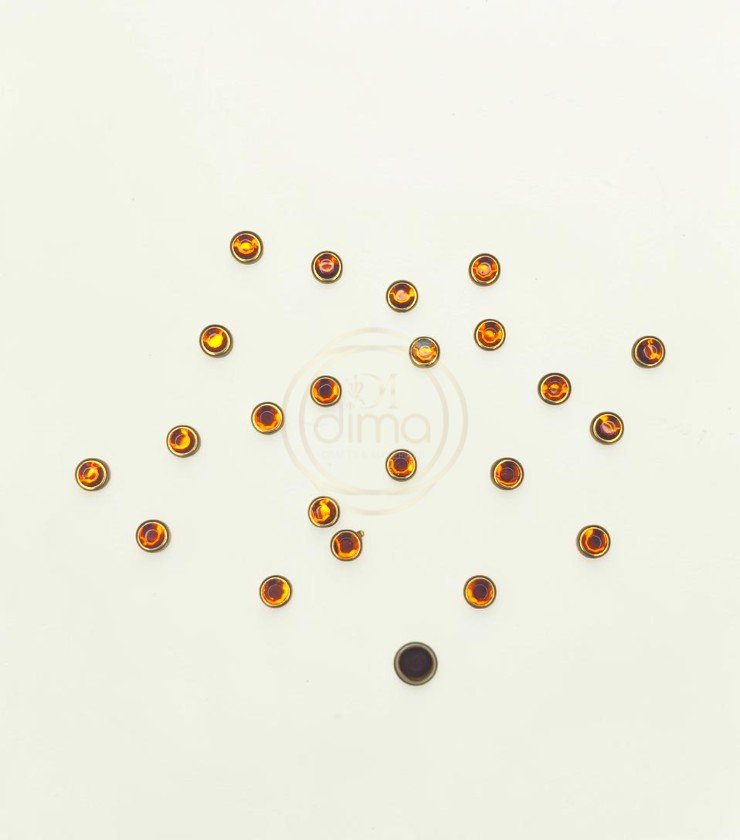Glossy-Round-4mm-Kundan-Stones-Orange-2