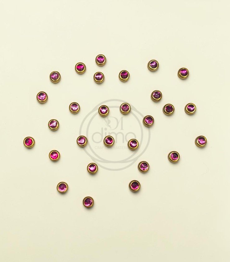 glossy-round-3mm-kundan-stones-rani-pink-2